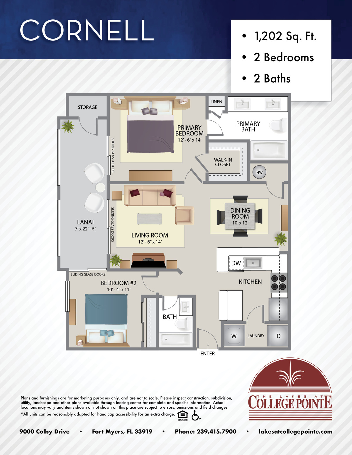 The Lakes At College Pointe Apartment Floor The Cornell